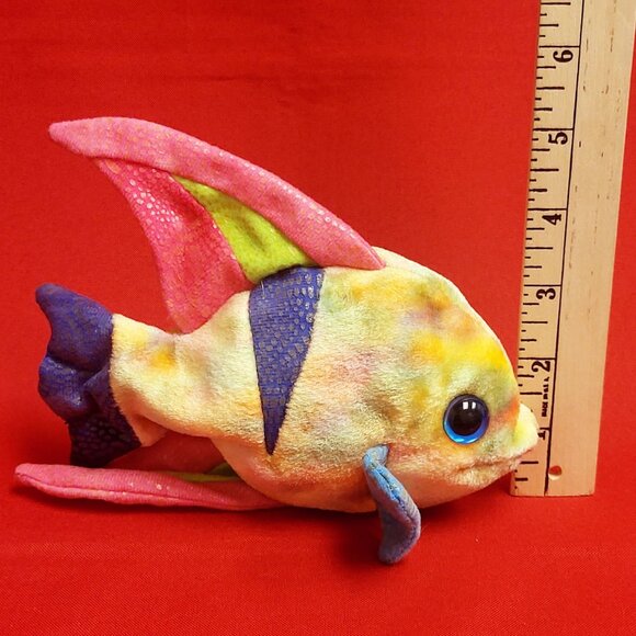 Ty Beanie Babies Aruba The Angel Fish 2000 Animal Plush Stuff Toy - Picture 10 of 12